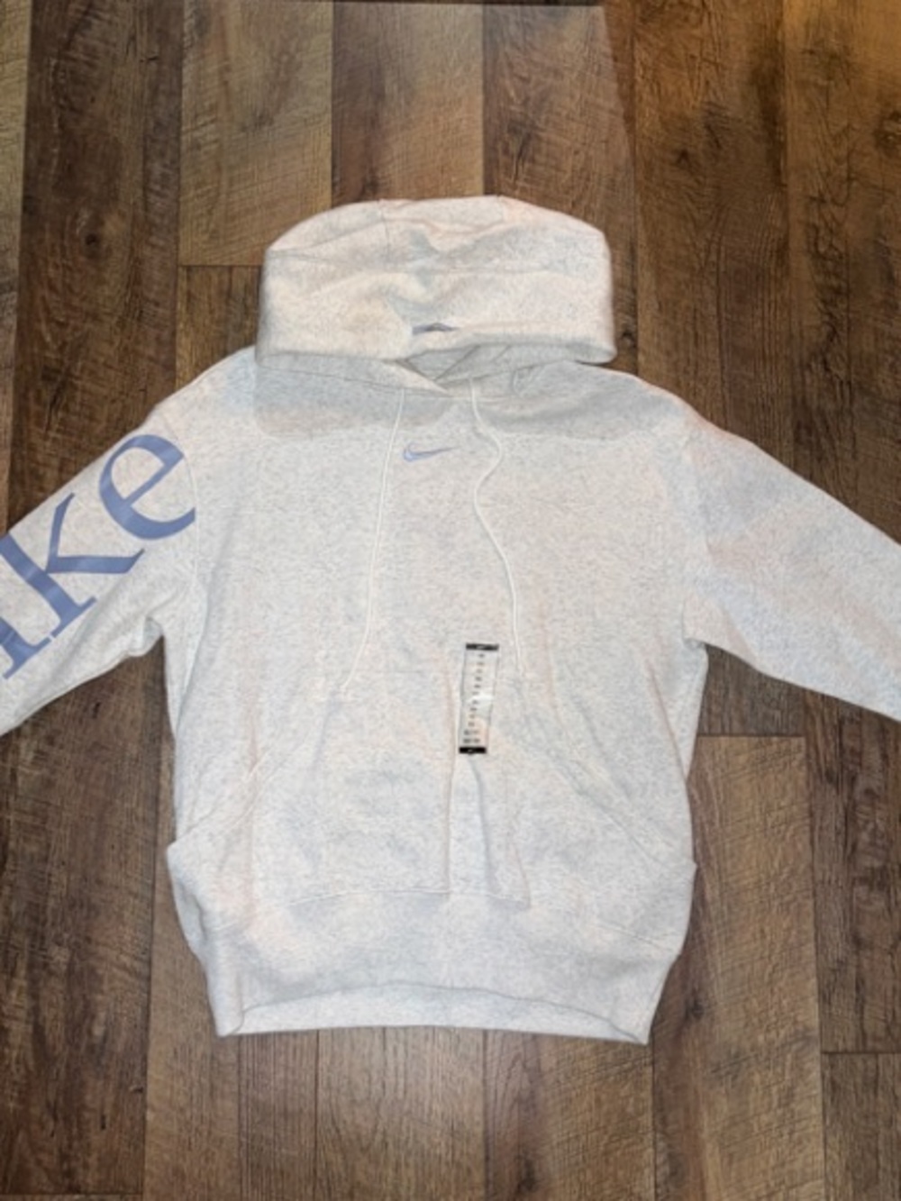 Nike grey pullover hoodie